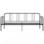 Preview: Schlafsofa Bettgestell Schwarz Metall 90x200 cm