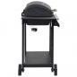 Preview: Gasgrill mit 6 Flammen Stahl Schwarz