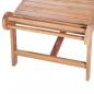 Preview: Couchtisch 100x50x45 cm Massivholz Teak