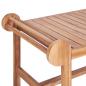 Preview: Couchtisch 100x50x45 cm Massivholz Teak