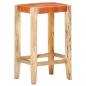 Preview: Barhocker 2 Stk. Braun Echtleder 75 cm 