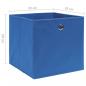 Preview: Aufbewahrungsboxen 4 Stk. Vliesstoff 28x28x28 cm Blau