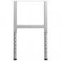 Preview: Werkbankgestell Verstellbar 2 Stk. Metall 55x(69-95,5) cm Grau