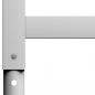 Preview: Werkbankgestell Verstellbar 2 Stk. Metall 55x(69-95,5) cm Grau