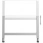 Preview: Werkbankgestell Verstellbar 2 Stk. Metall 85x(69-95,5) cm Grau