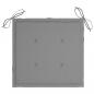 Preview: Gartenstuhl-Kissen 2 Stk. Grau 40x40x3 cm Oxford-Gewebe