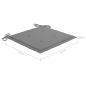 Preview: Gartenstuhl-Kissen 2 Stk. Grau 40x40x3 cm Oxford-Gewebe