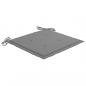 Preview: Gartenstuhl-Kissen 6 Stk. Grau 40x40x3 cm Oxford-Gewebe