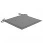 Preview: Gartenstuhl-Kissen 4 Stk. Grau 50x50x3 cm Oxford-Gewebe