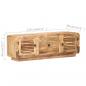 Preview: TV-Schrank 120x30x40 cm Raues Mangoholz