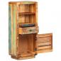 Preview: Highboard 45x32x110 cm Altholz Massiv