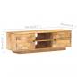 Preview: TV-Schrank 116x30x35 cm Mango Massivholz