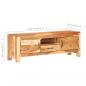 Preview: TV-Schrank 116x30x40 cm Massivholz Akazie