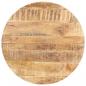 Preview: Esstisch 80 cm Raues Mangoholz