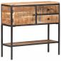 Preview: ARDEBO.de - Sideboard 85x30x80 cm Raues Mangoholz