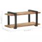 Preview: TV-Schrank 90x40x40 cm Recyceltes Massivholz