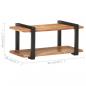 Preview: TV-Schrank 90x40x40 cm Massivholz Akazie