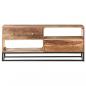 Preview: TV-Schrank 120x30x50 cm Raues Akazienholz