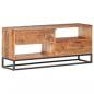 Preview: TV-Schrank 120x30x50 cm Raues Akazienholz