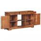 Preview: Sideboard 135x35x75 cm Akazienholz Massiv