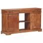 Preview: Sideboard 135x35x75 cm Akazienholz Massiv