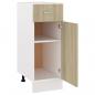 Preview: Schubunterschrank Sonoma-Eiche 30x46x81,5 cm Holzwerkstoff