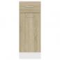 Preview: Schubunterschrank Sonoma-Eiche 30x46x81,5 cm Holzwerkstoff