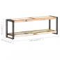 Preview: TV-Schrank 120x30x40 cm Altholz Massiv