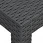 Preview: Gartentisch Anthrazit 58x58x41 cm PP Rattan