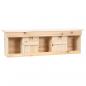 Preview: Spatzenhaus 5-fach 68x15x21 cm Tannenholz   