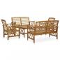 Preview: ARDEBO.de - 5-tlg. Garten-Lounge-Set Massivholz Akazie