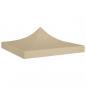 Preview: ARDEBO.de - Partyzelt-Dach 3x3 m Beige 270 g/m²