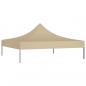 Preview: Partyzelt-Dach 3x3 m Beige 270 g/m²