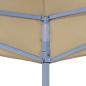 Preview: Partyzelt-Dach 3x3 m Beige 270 g/m²