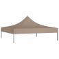 Preview: Partyzelt-Dach 3x3 m Taupe 270 g/m²