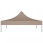 Preview: Partyzelt-Dach 3x3 m Taupe 270 g/m²