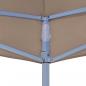 Preview: Partyzelt-Dach 3x3 m Taupe 270 g/m²