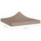 Preview: Partyzelt-Dach 3x3 m Taupe 270 g/m²