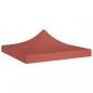 Preview: ARDEBO.de - Partyzelt-Dach 3x3 m Terrakotta-Rot 270 g/m²