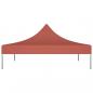 Preview: Partyzelt-Dach 3x3 m Terrakotta-Rot 270 g/m²