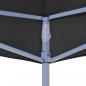 Preview: Partyzelt-Dach 3x3 m Schwarz 270 g/m²