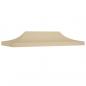 Preview: ARDEBO.de - Partyzelt-Dach 6x3 m Beige 270 g/m² 