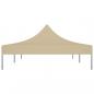 Preview: Partyzelt-Dach 6x3 m Beige 270 g/m² 