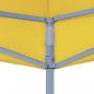Preview: Partyzelt-Dach 6x3 m Gelb 270 g/m²