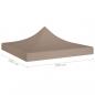 Preview: Partyzelt-Dach 2x2 m Taupe 270 g/m² 