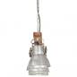 Preview: Deckenlampe Industriestil Silbern E27 Mangoholz