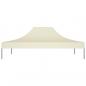 Preview: Partyzelt-Dach 4x3 m Creme 270 g/m²