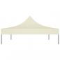 Preview: Partyzelt-Dach 4x3 m Creme 270 g/m²