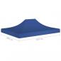 Preview: Partyzelt-Dach 4x3 m Blau 270 g/m²