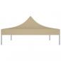 Preview: Partyzelt-Dach 4x3 m Beige 270 g/m²